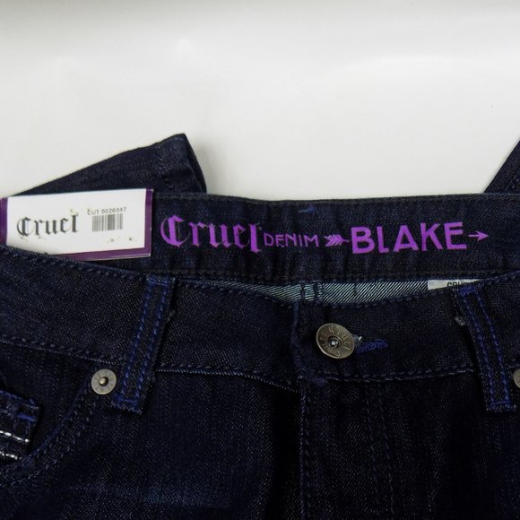 Cruel Blake Denim Jeans Size 30/9 Low Rise Slim Boot Cut NWT - Picture 9 of 12